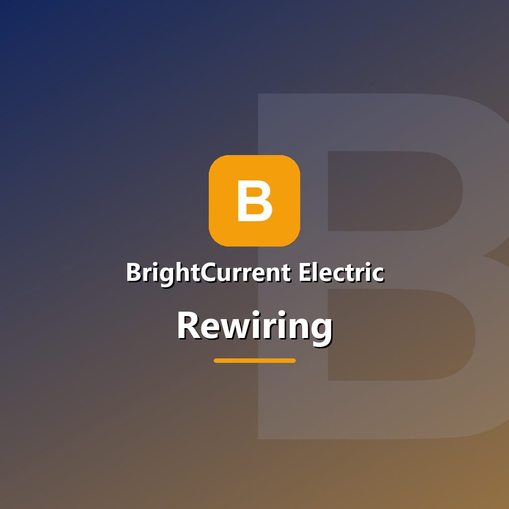 Whole-home rewiring work